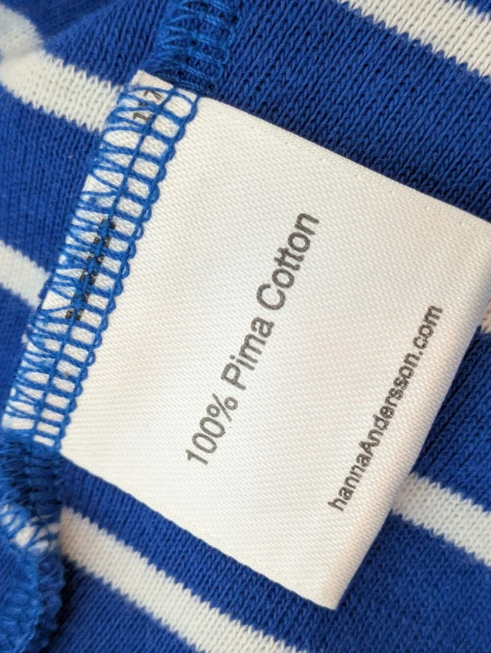 Hanna Andersson Blue Stripe Sleeveless Shirt 130 8
